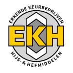 Logo van EKH keurbedrijf voor CraneSolutions, gespecialiseerd in hijsoplossingen – Waarom wij een EKH keurbedrijf zijn