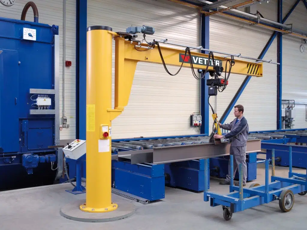 AS Vetter kolomzwenkkraan elektrisch Cranesolutions