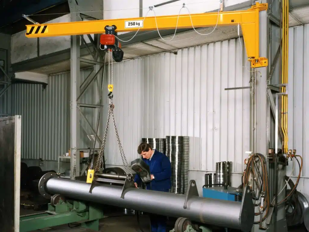 AW Vetter wandzwenkkraan gebruiker Cranesolutions
