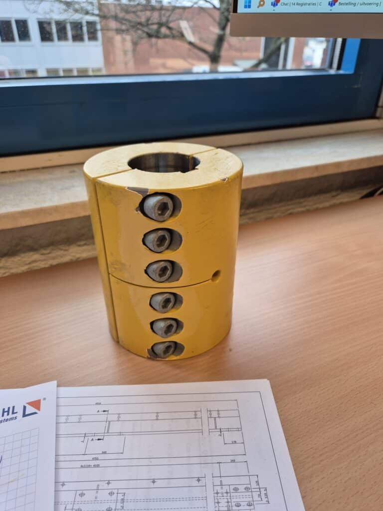 Custom built koppeling van een speciale kraan